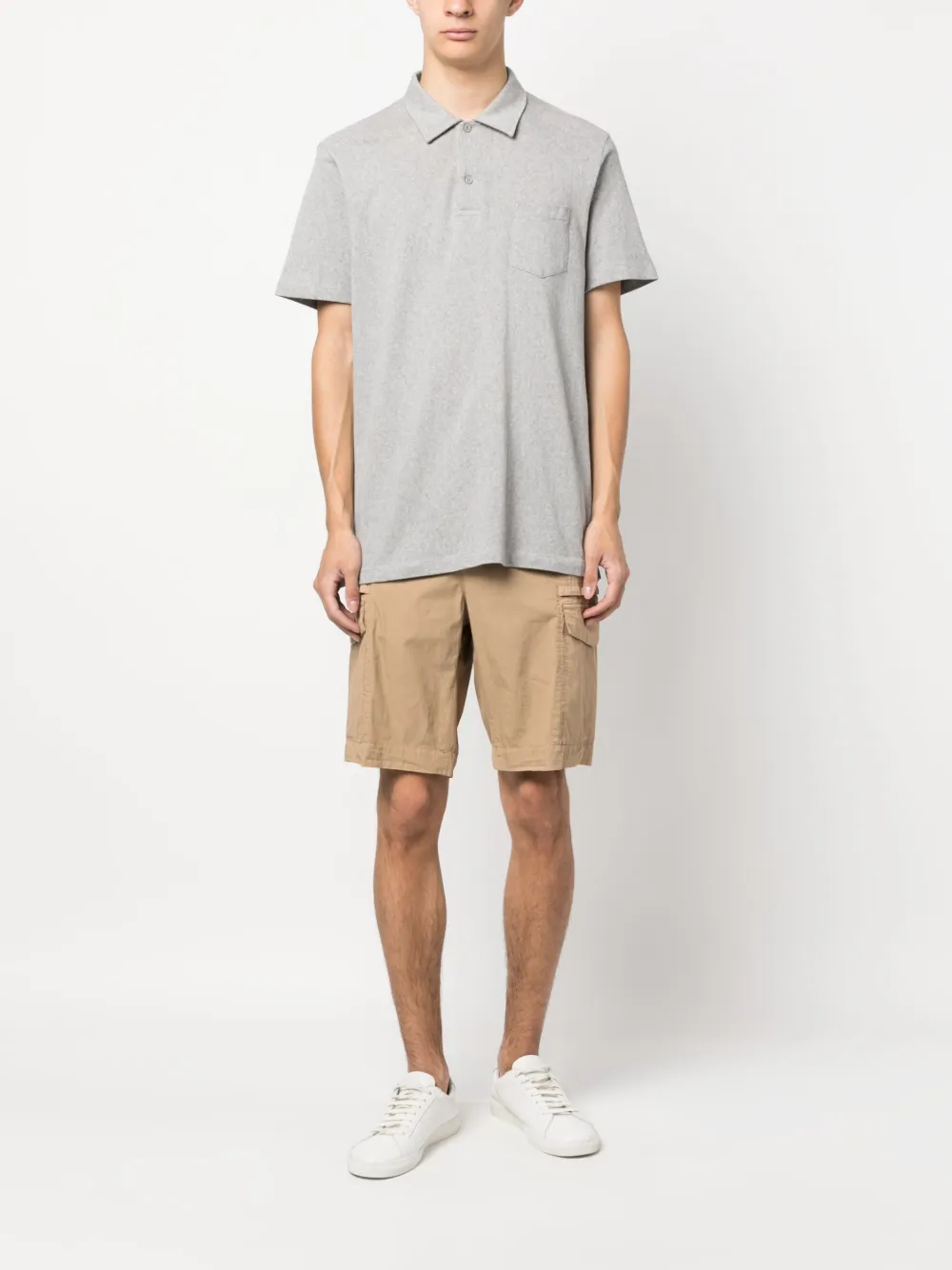 Peserico poplin cargo shorts - Beige