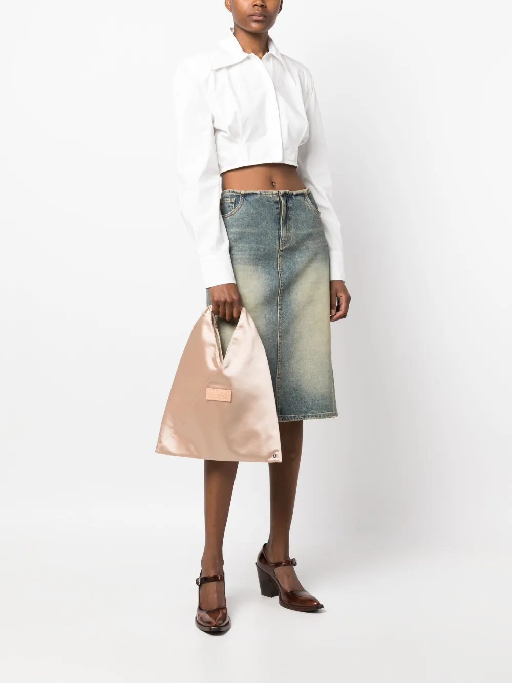 MM6 Maison Margiela small Japanese tote bag - Beige