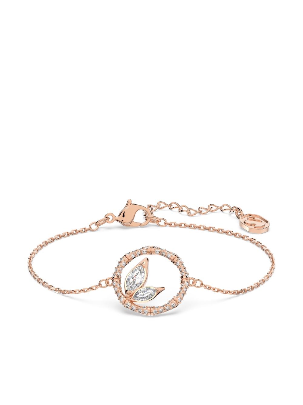 Shop Swarovski Dellium Crystal-embellished Bracelet In White