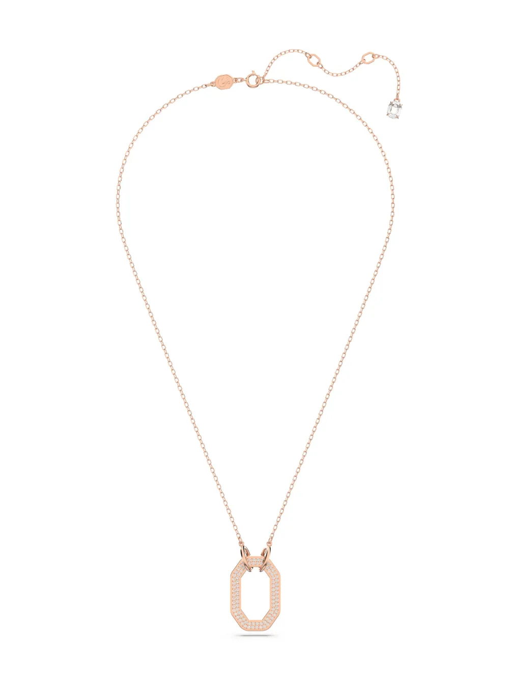 Swarovski Halsketting met hanger - Roze