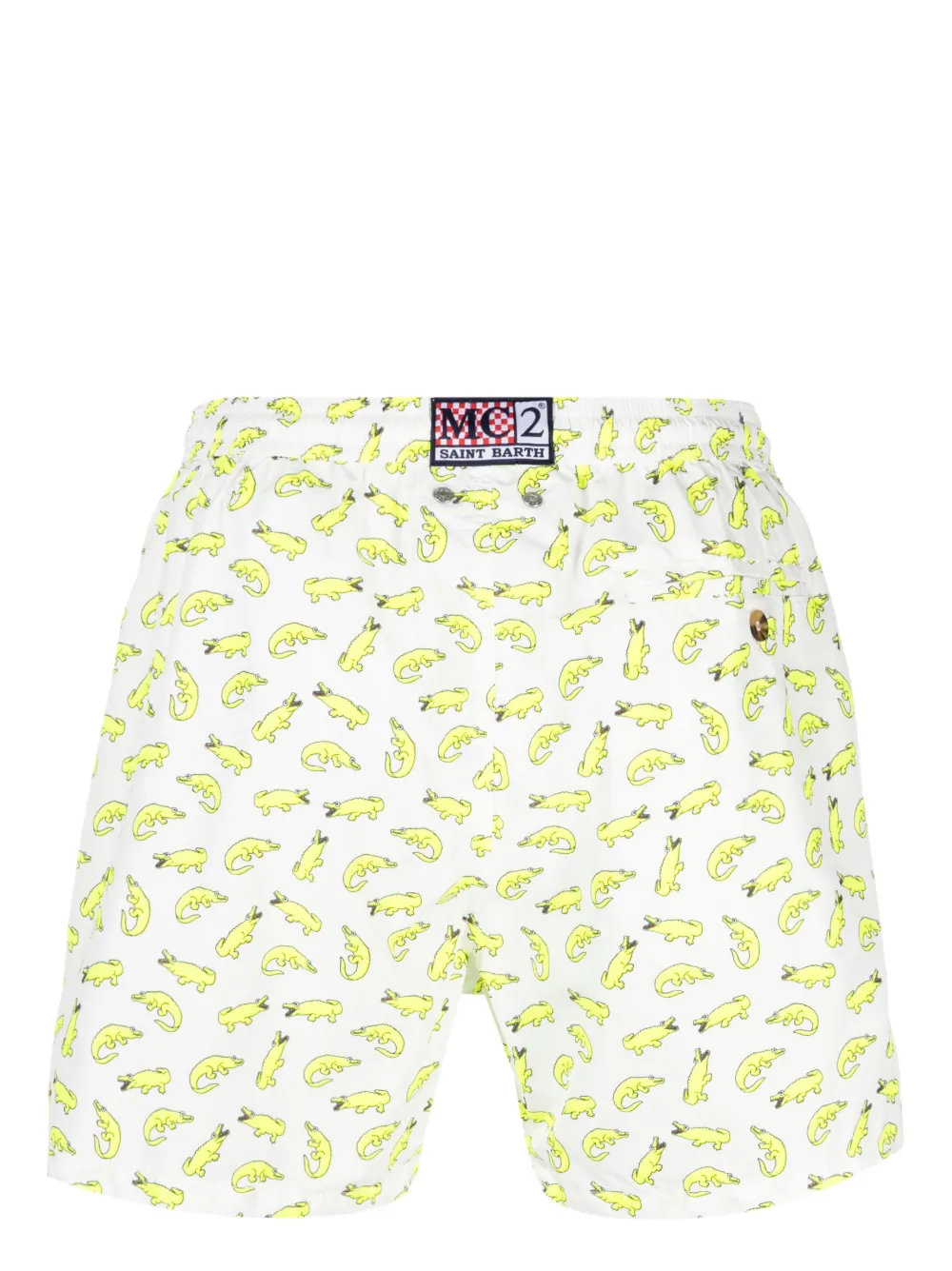 MC2 Saint Barth Zwembroek met print - Wit