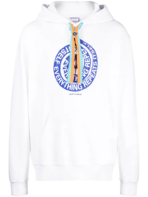 Marcelo Burlon County of Milan swirl-print cotton hoodie