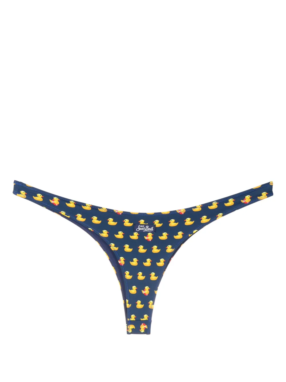MC2 Saint Barth Naomi graphic-print bikini bottoms - Blauw