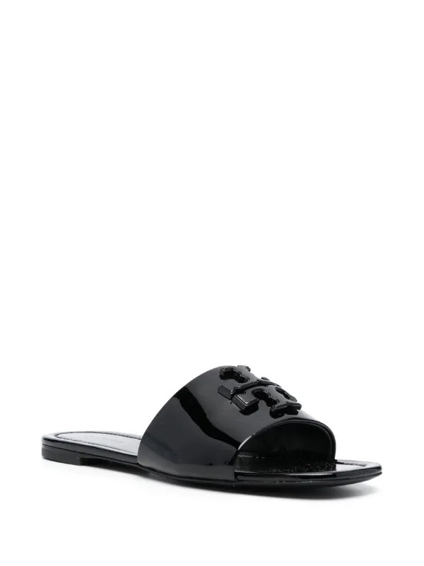 Tory burch leather hot sale slides