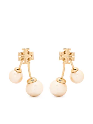 Tory burch top kira pearl earrings