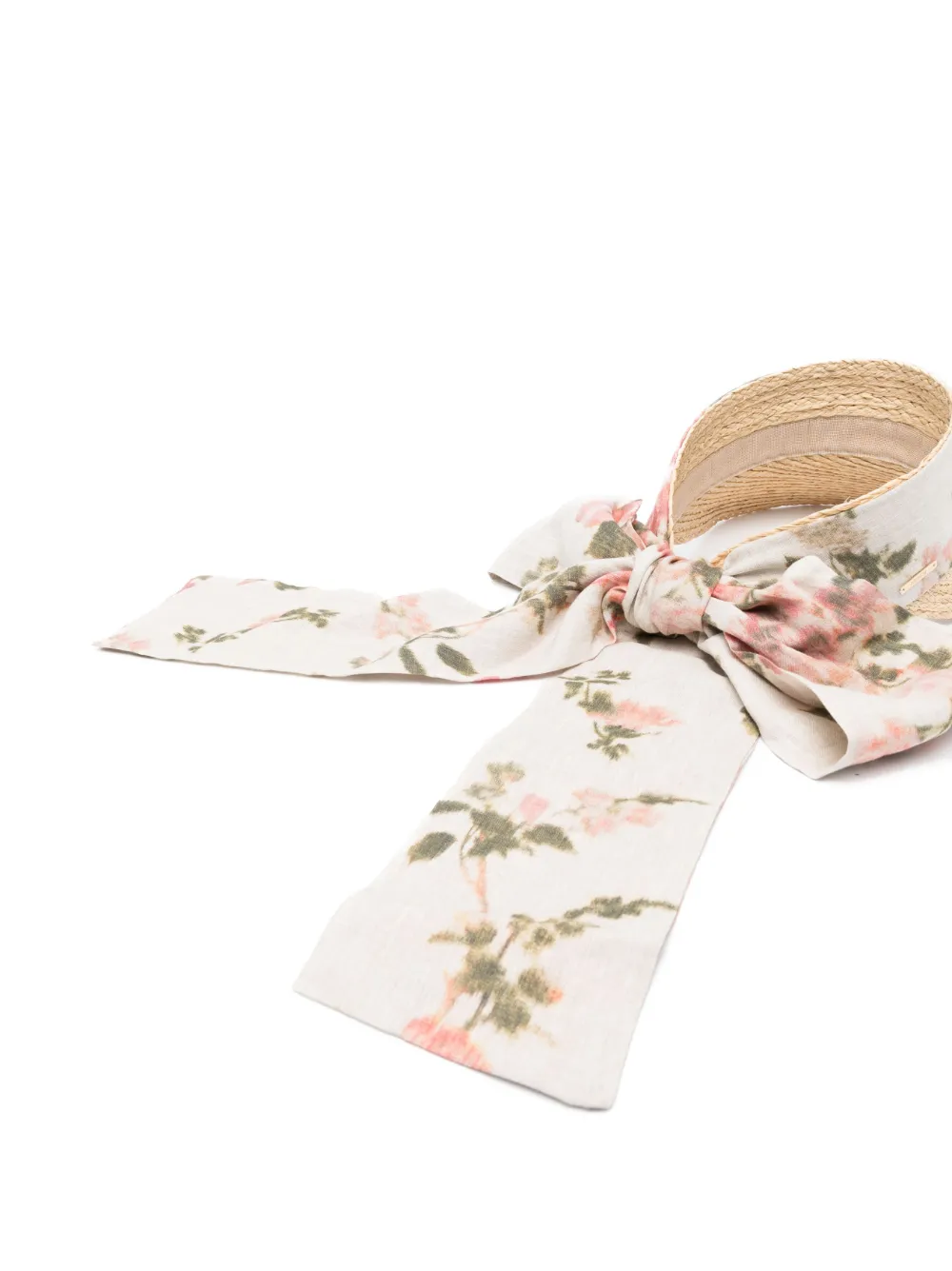 Erdem Haarband met bloemenprint - Beige