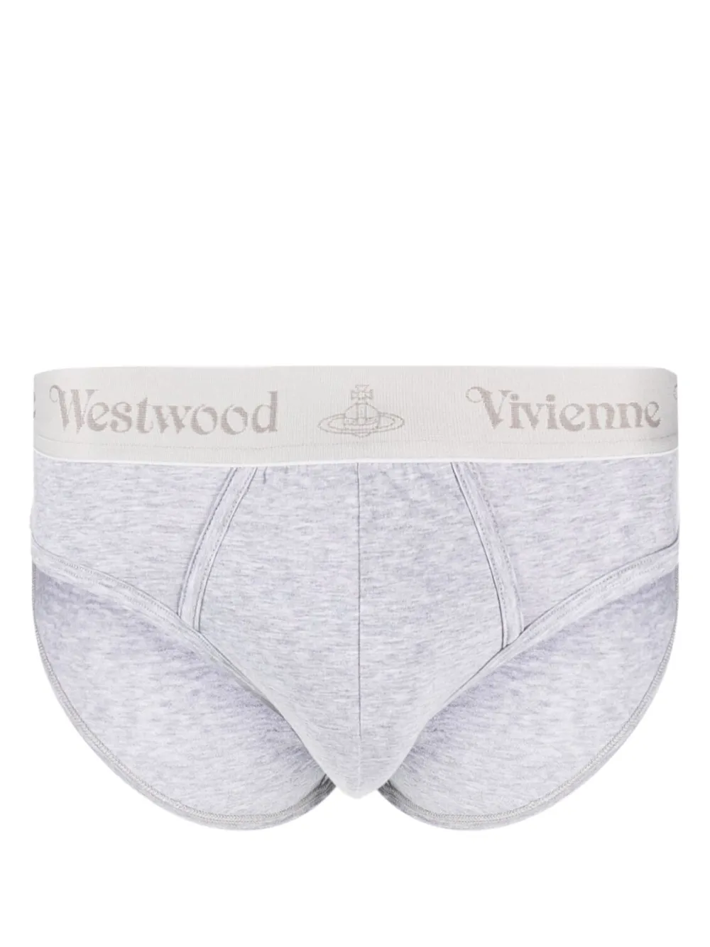 Vivienne Westwood two-pack logo-waistband briefs - Grijs