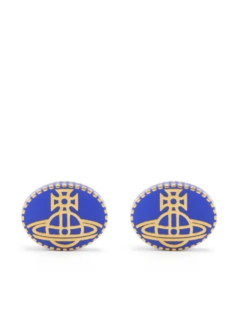 Vivienne Westwood embossed-logo stud earrings