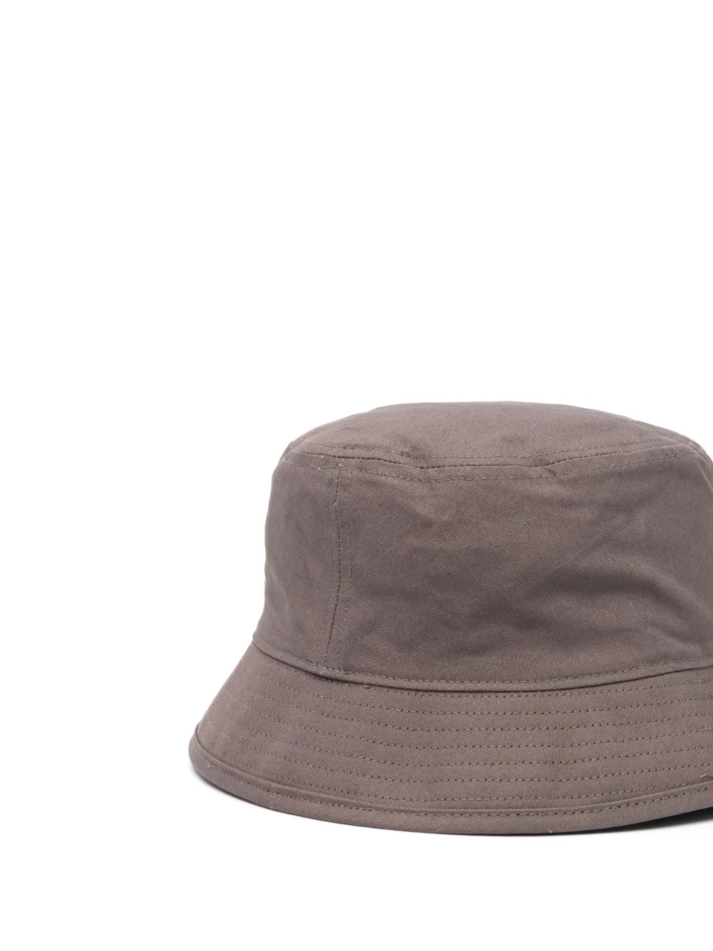 Rick Owens logo-print canvas bucket hat - Bruin