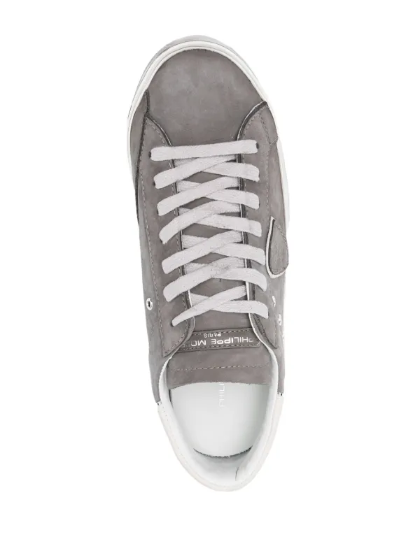 Philippe Model Paris PRSX Suede low-top Sneakers | Grey