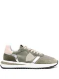 Philippe Model Paris leather-panelled low-top sneakers - Green