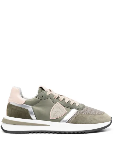 Philippe Model Paris leather-panelled low-top sneakers