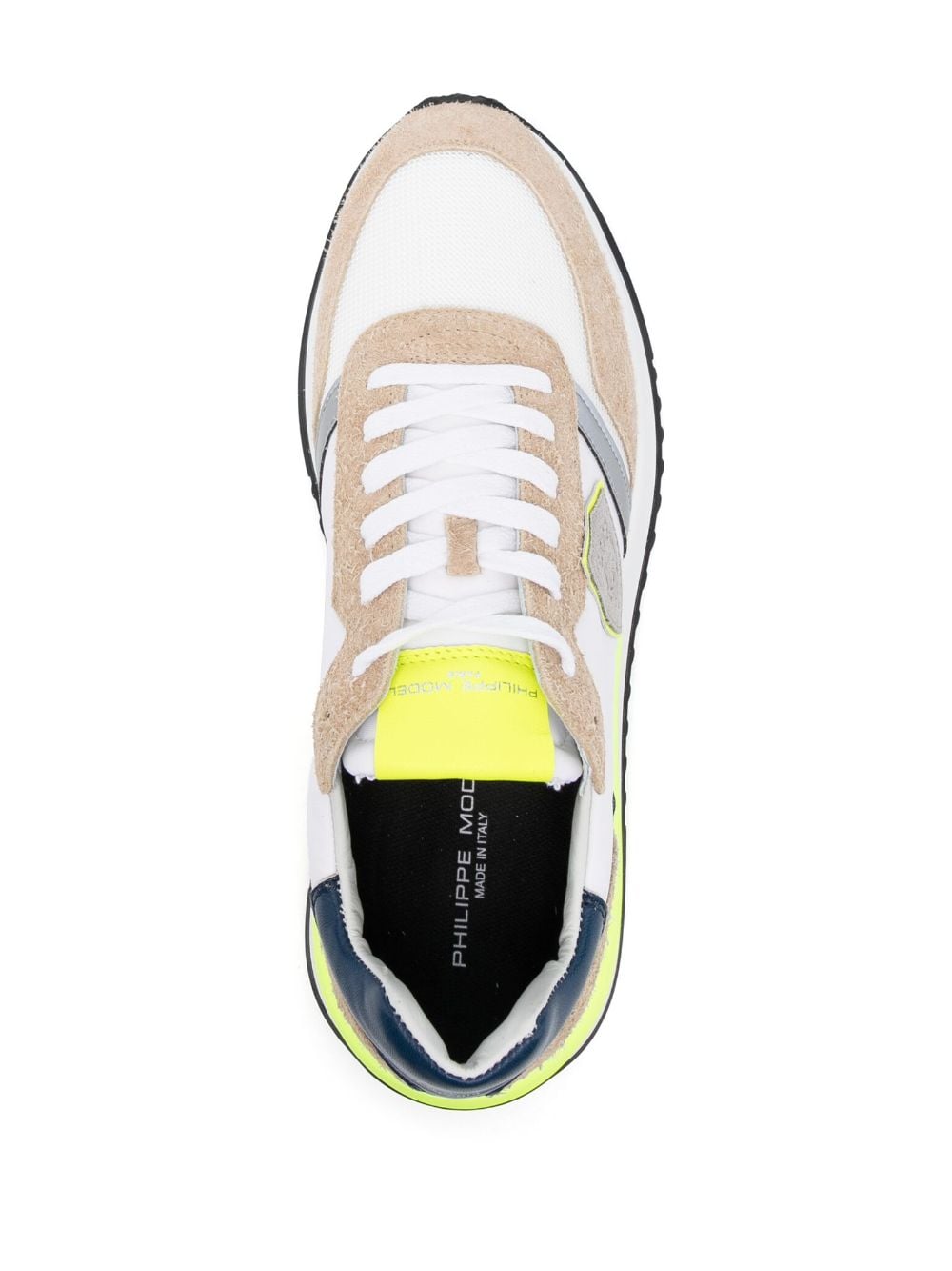 Shop Philippe Model Paris Tropez 2.1 Suede Lace-up Sneakers In White