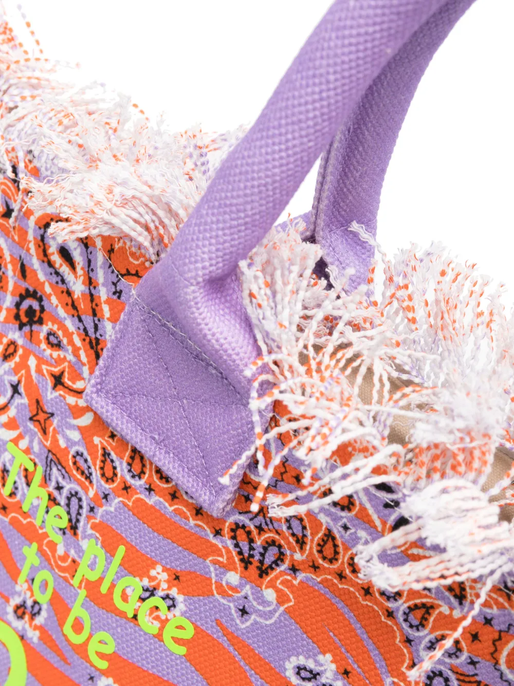 MC2 Saint Barth Vanity bandanaprint Beach Bag Farfetch