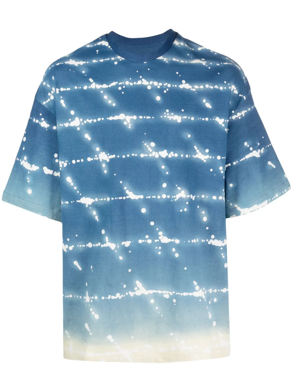 Jil Sander playera con estampado gráfico | azul | Image 1