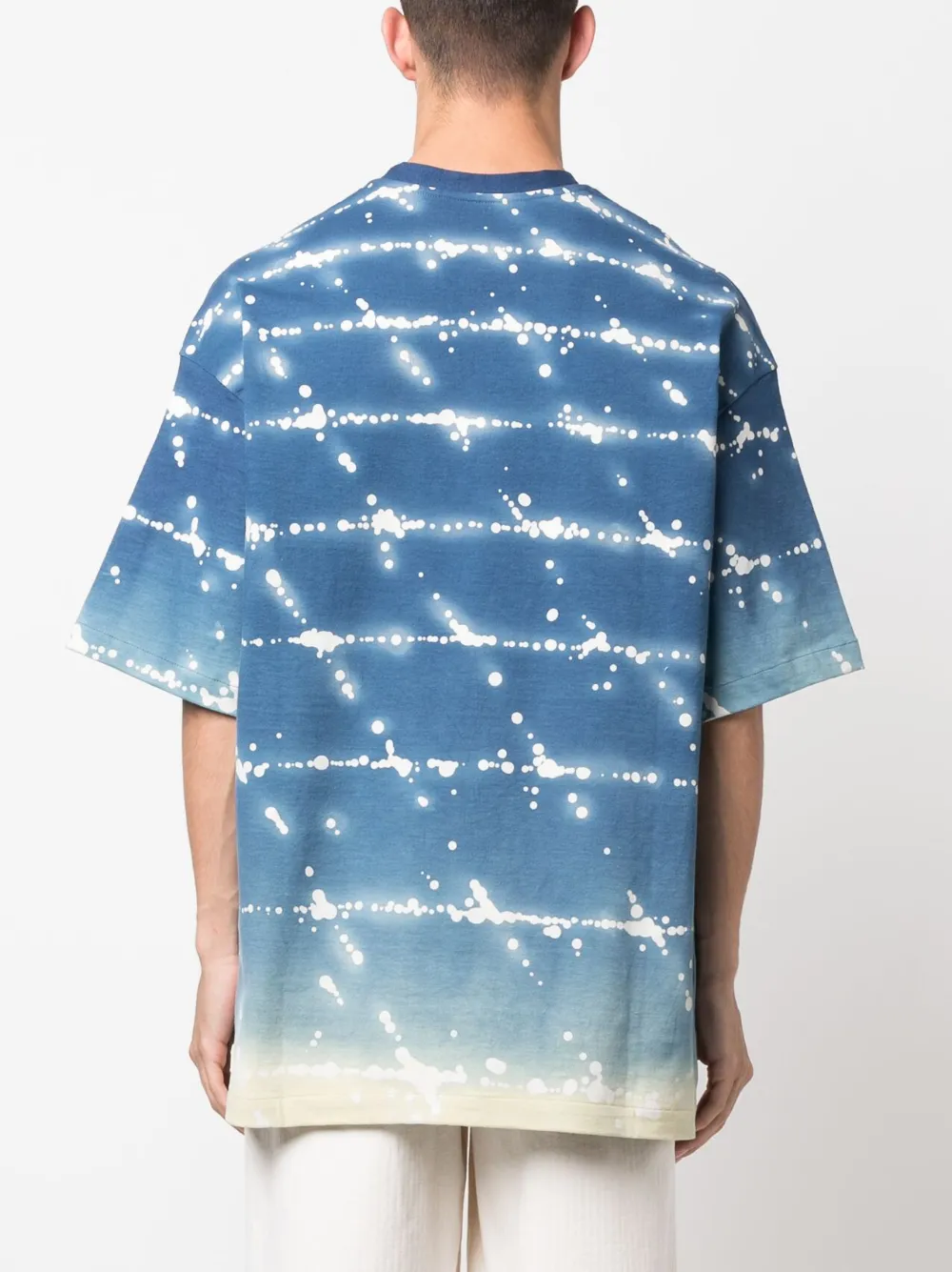 Jil Sander T-shirt met print Blauw