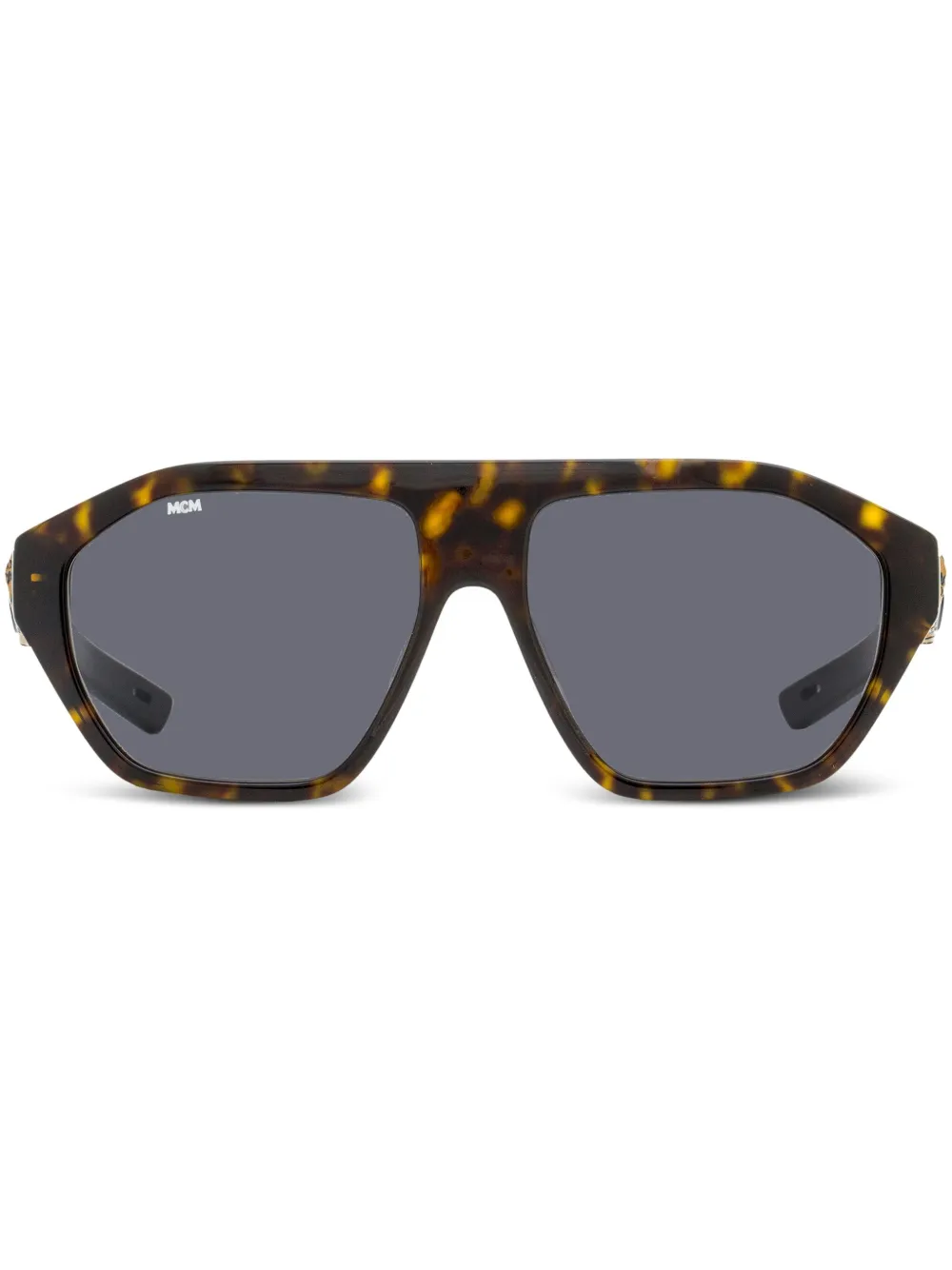 MCM 705SL rectangle-frame tinted sunglasses - Marrone