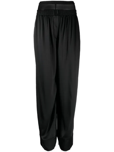 Alexander Wang layered mesh boxer trousers
