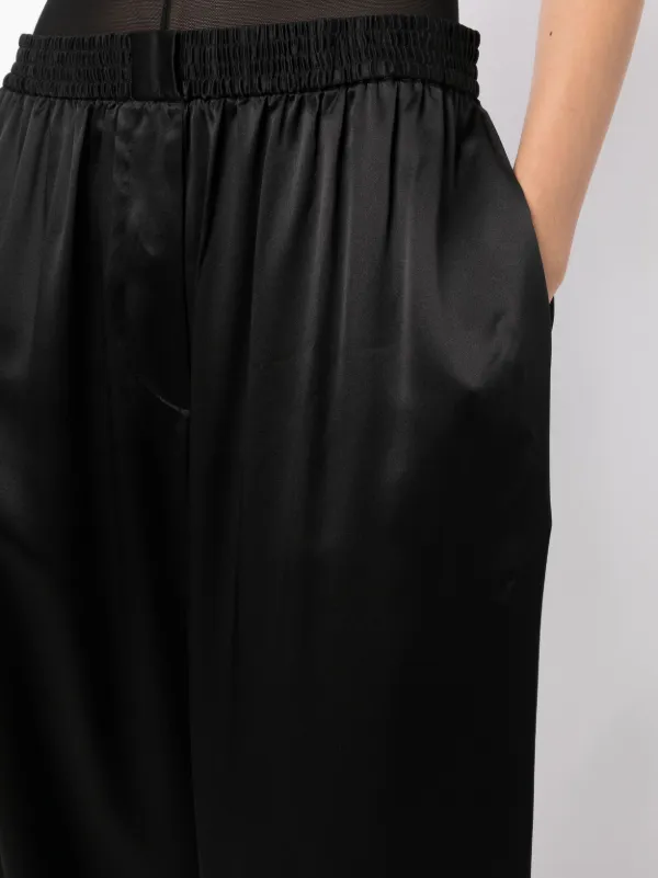 Alexander Wang Layered Mesh Boxer Trousers | Black | FARFETCH