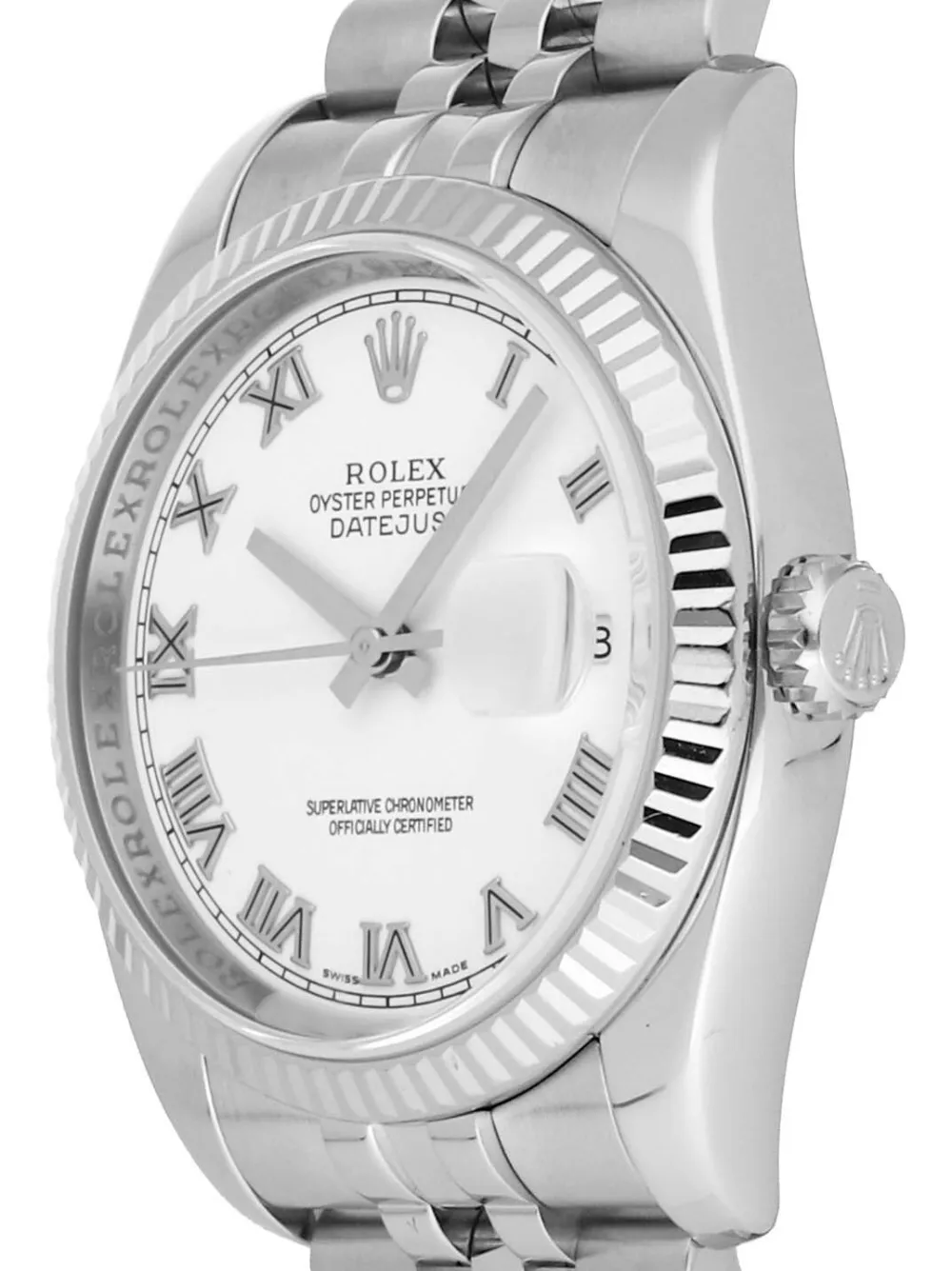 Rolex 2009 pre-owned Datejust horloge - WHITE