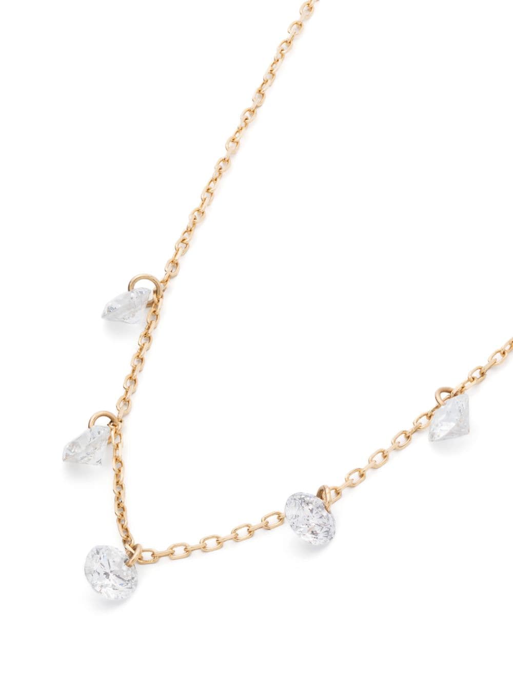 Shop Persée 18kt Yellow Gold Danae Diamond Necklace