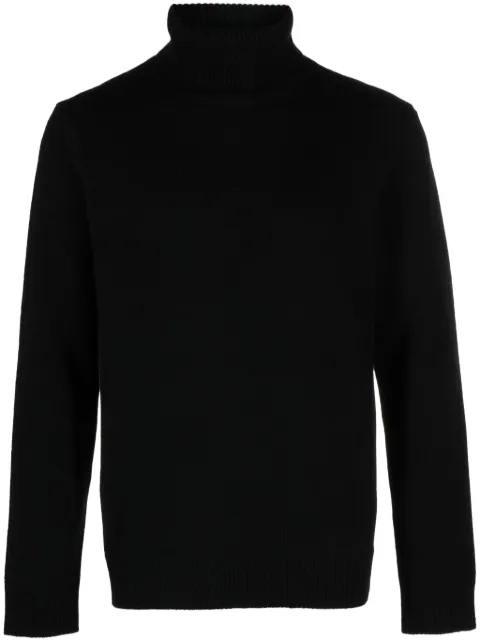SANDRO roll-neck wool-blend jumper