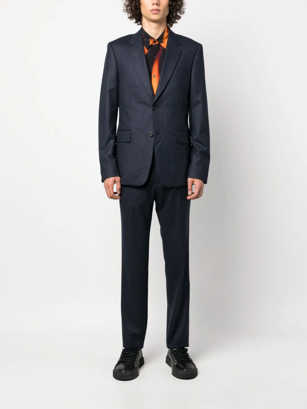SANDRO Blazer met enkele rij knopen - Blauw