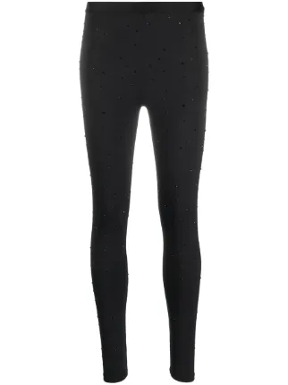 Rhinestone embellished leggings top