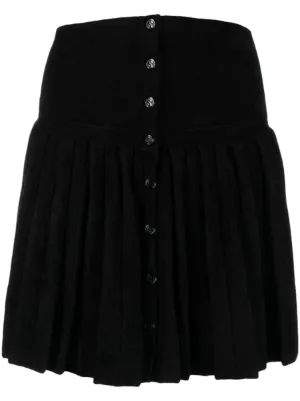 Jupe en jean noir taille 2025 haute