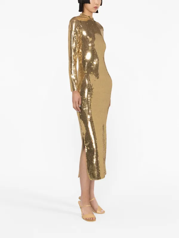 Sandro top sequin dress