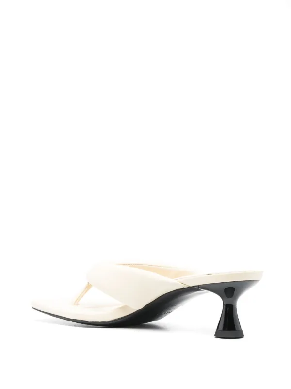 SANDRO Liula 60mm thong strap Mules Farfetch