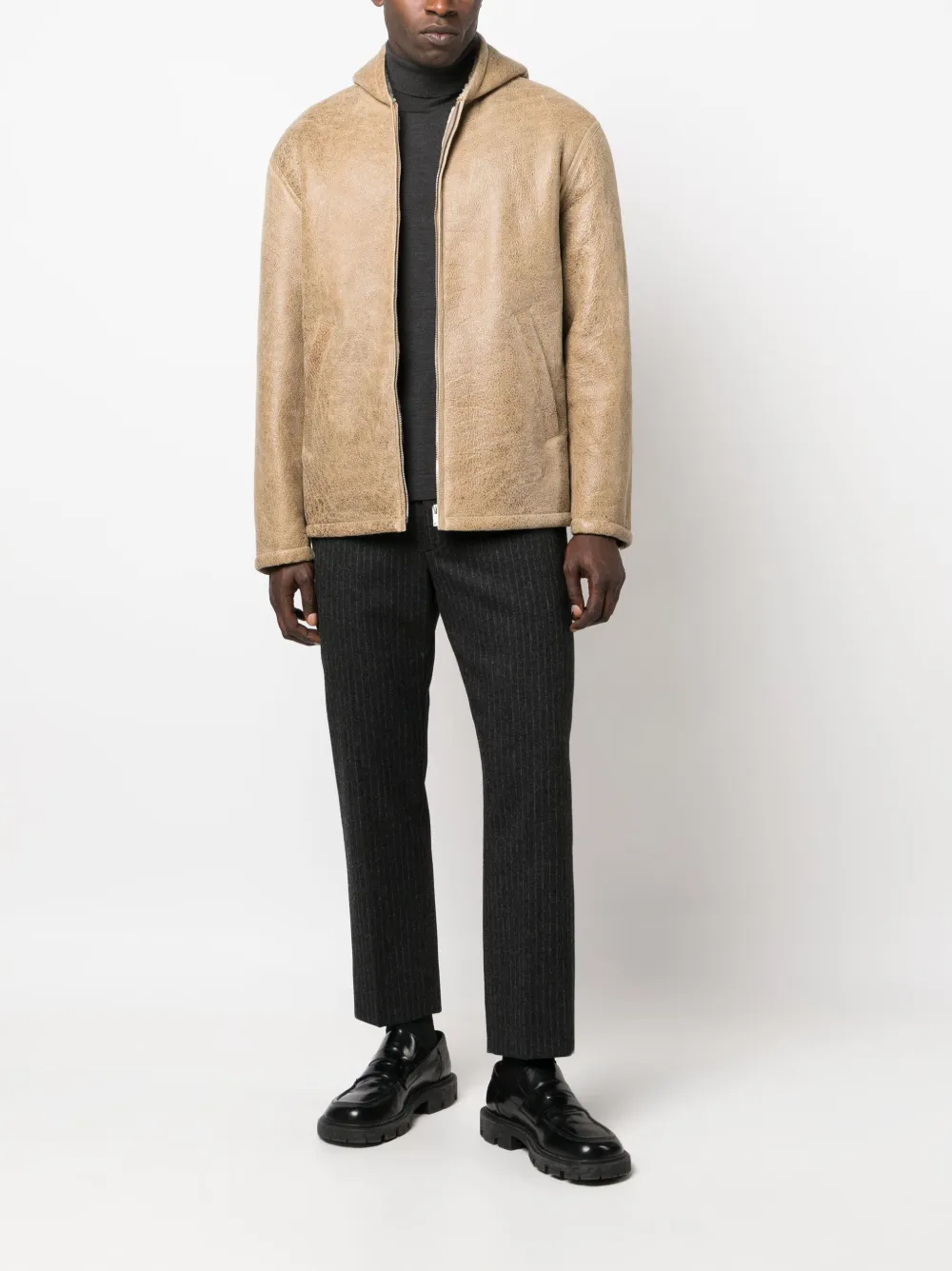 SANDRO Jack met capuchon - Beige