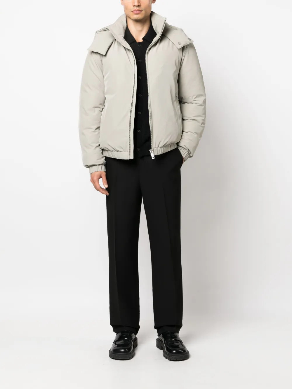 SANDRO Gewatteerd jack - Beige