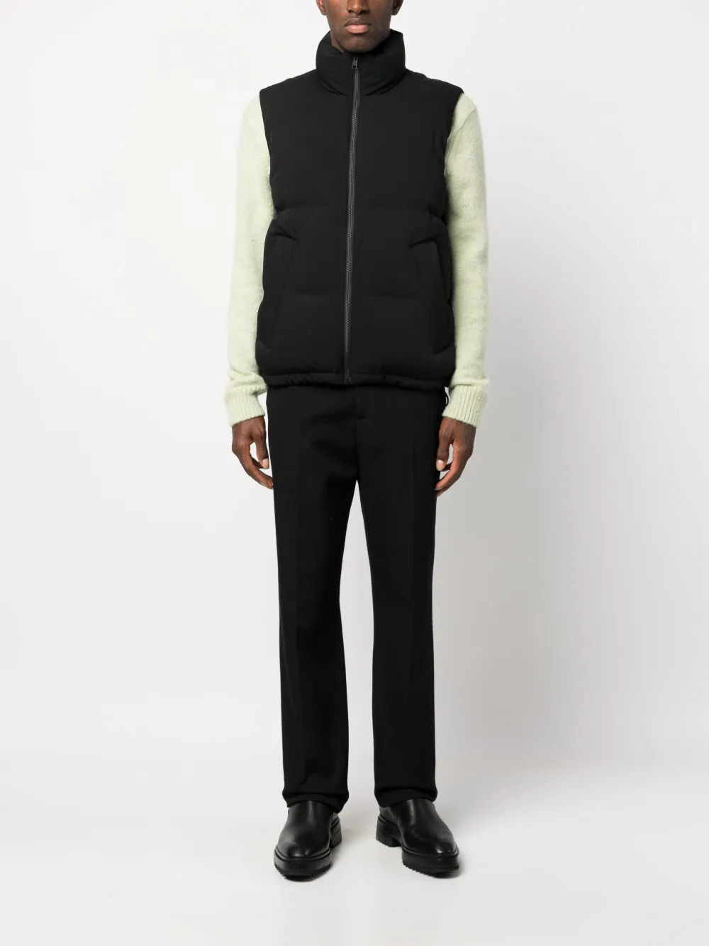SANDRO Bodywarmer met rits - Zwart
