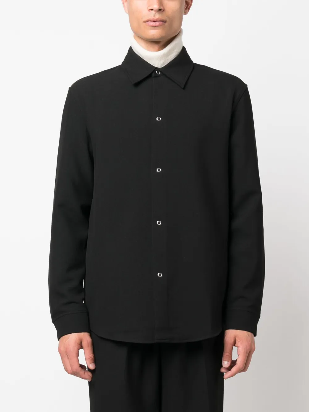SANDRO classic-collar button-up shirt | Shirts | Image 2