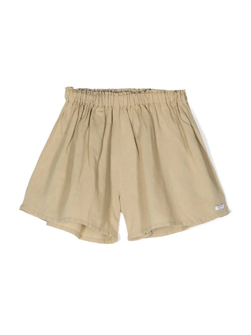 Shop Donsje Jorin Linen Shorts In Green