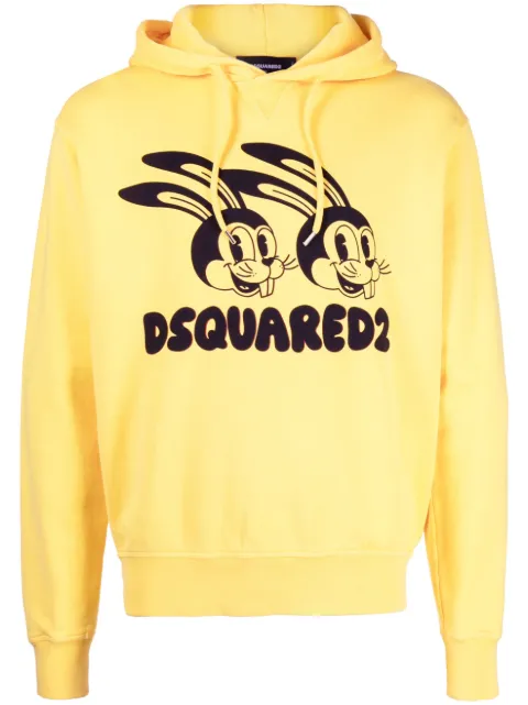 DSQUARED2 logo-print cotton hoodie Men