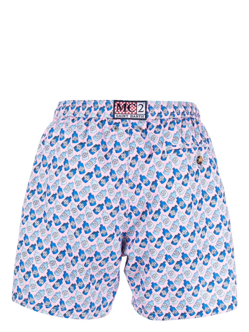 MC2 Saint Barth gin-pattern print swim shorts - Roze