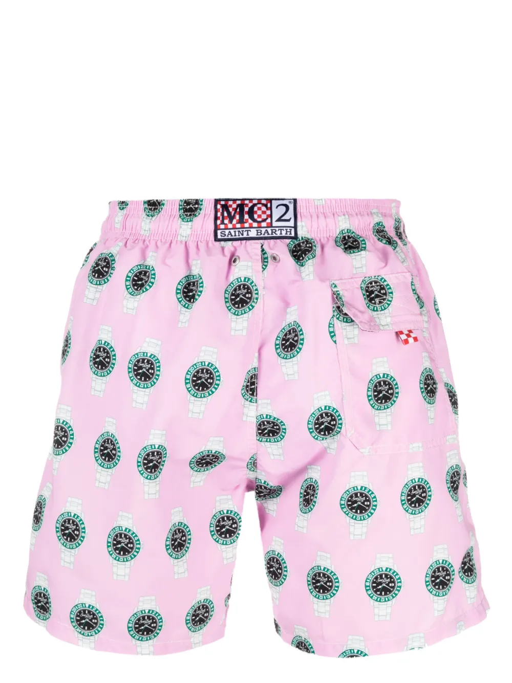 MC2 Saint Barth Zwembroek met print - Roze