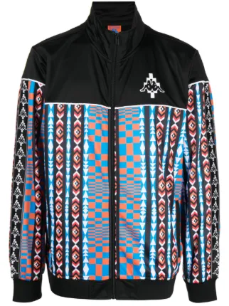 大特価!! Of County Burlon Marcelo Milan Track geometric-print Kappa x ジャケット・アウター