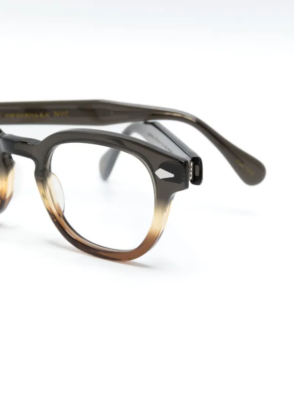 Moscot グラデーション ラウンドサングラス | グレー | FARFETCH JP