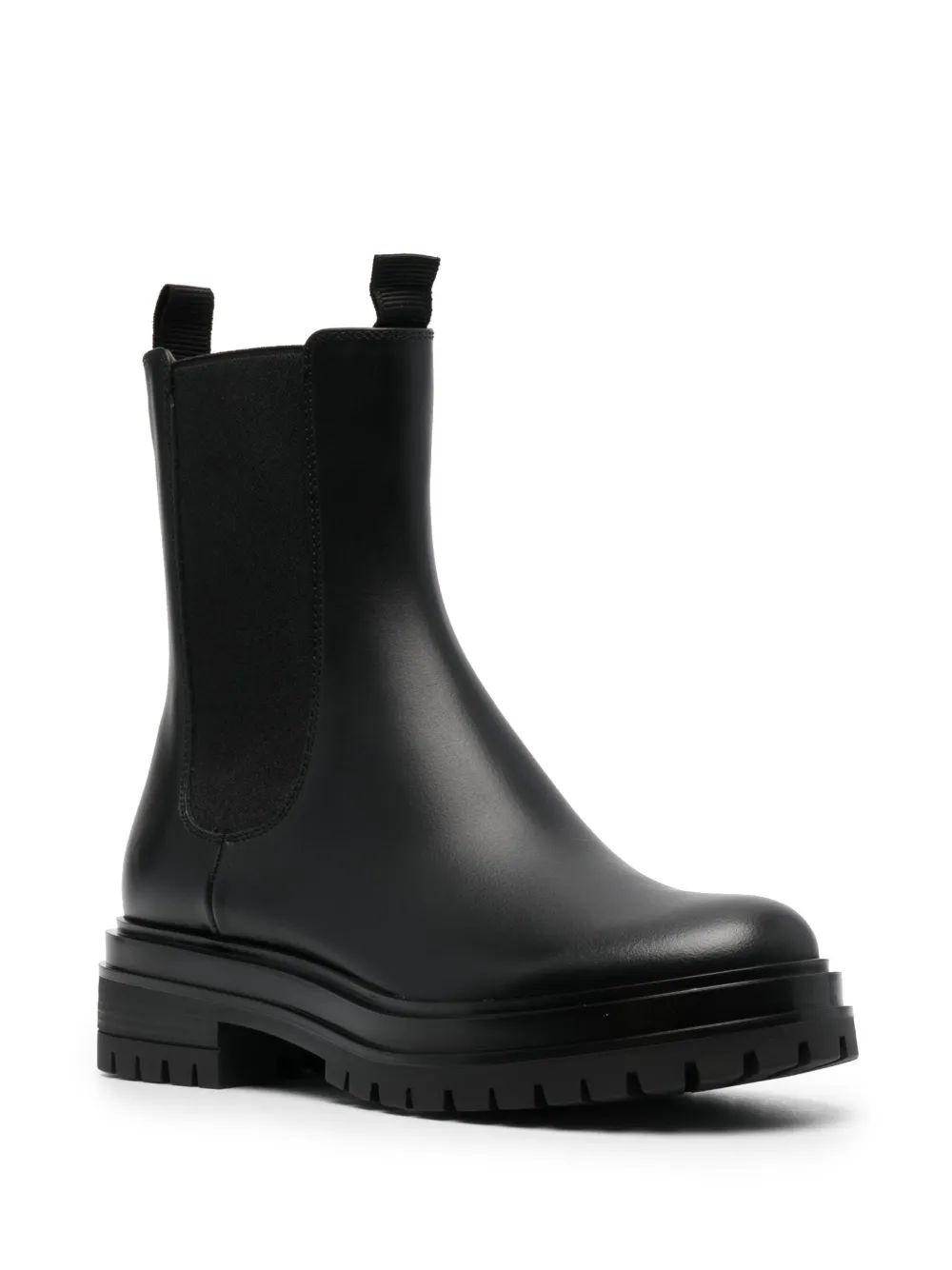 Gianvito Rossi Chester leather Chelsea boots - Zwart
