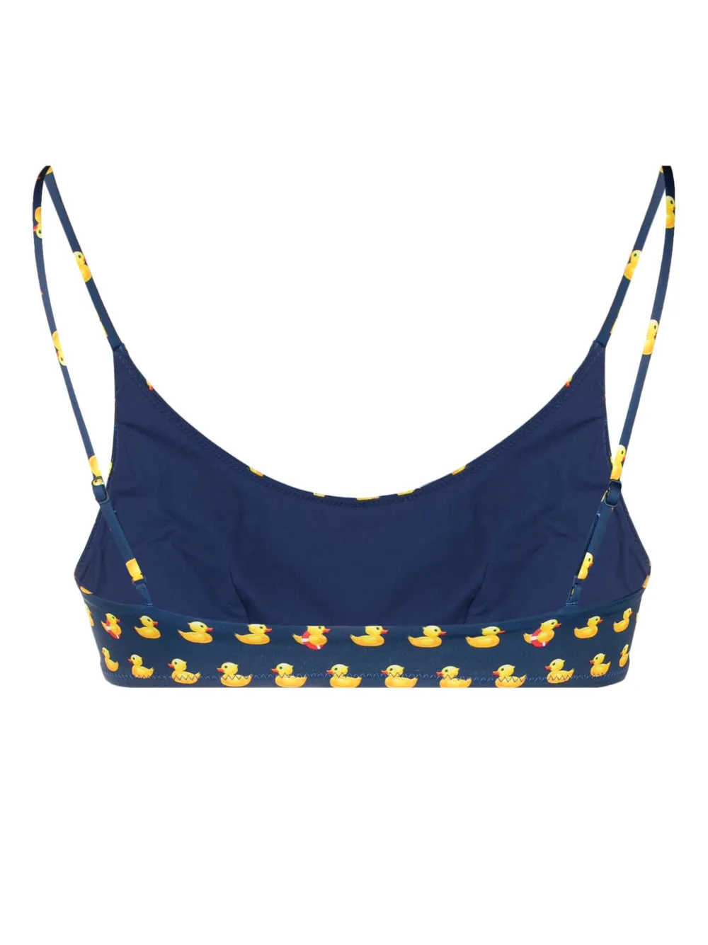 MC2 Saint Barth Judy graphic-print bikini top - Blauw