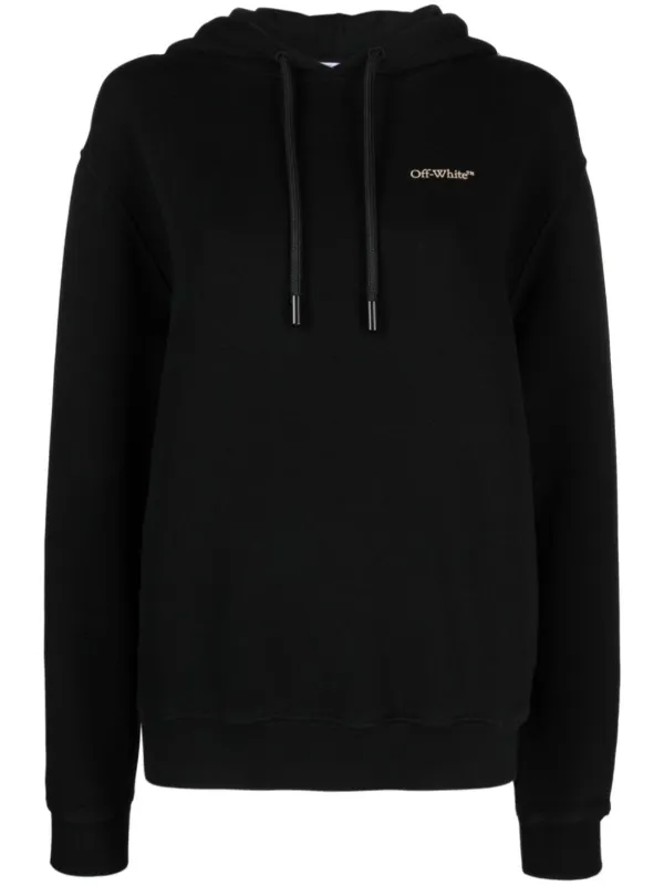 Off white hoodie white stripes discount