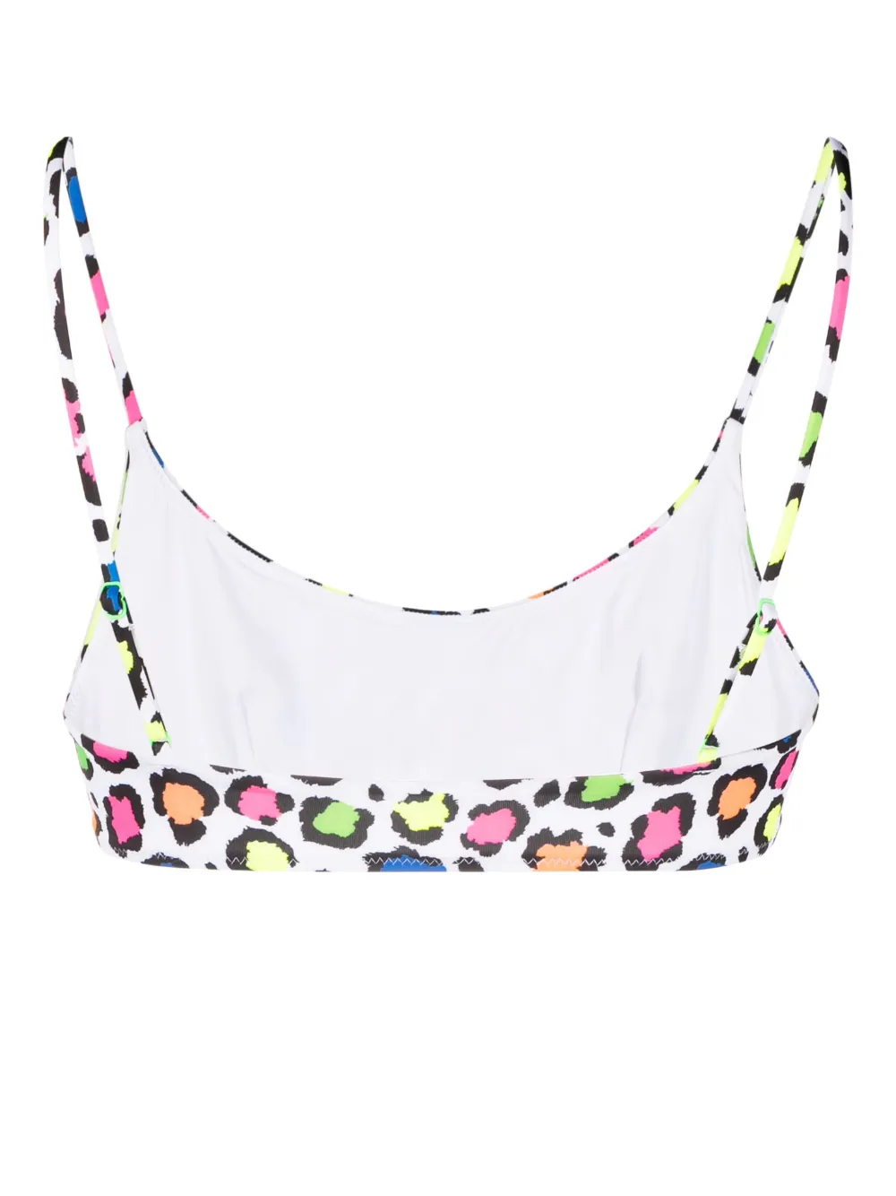 MC2 Saint Barth Judy leopard-print bikini top - Wit