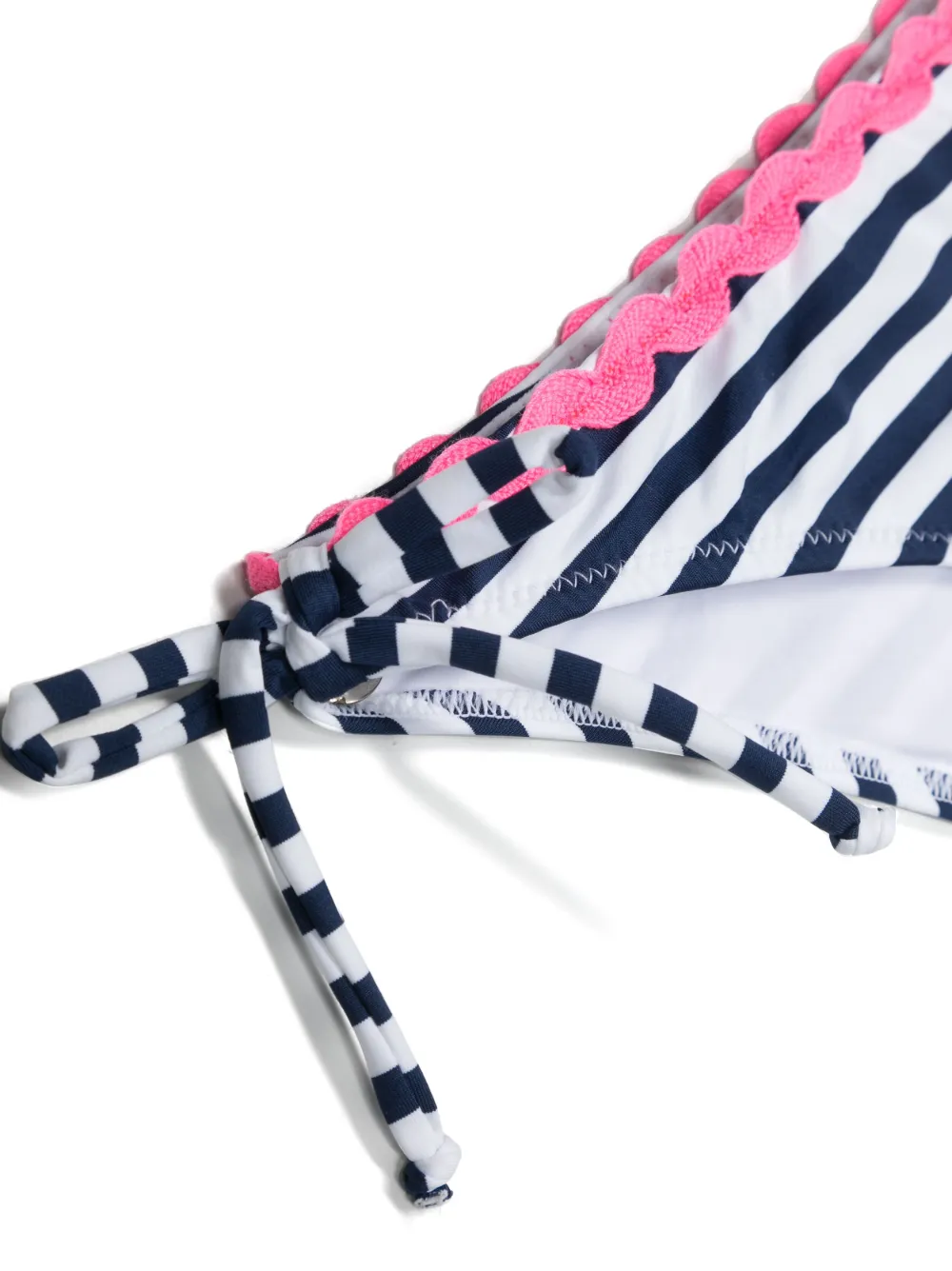 MC2 Saint Barth Kids halterneck graphic-print bikini - Blauw