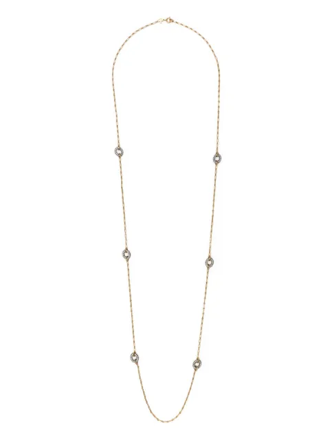 Tory Burch - Roxanne Carabiner crystal-embellished necklace