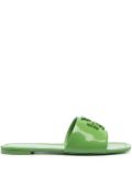 Tory Burch Eleanor slides - Green