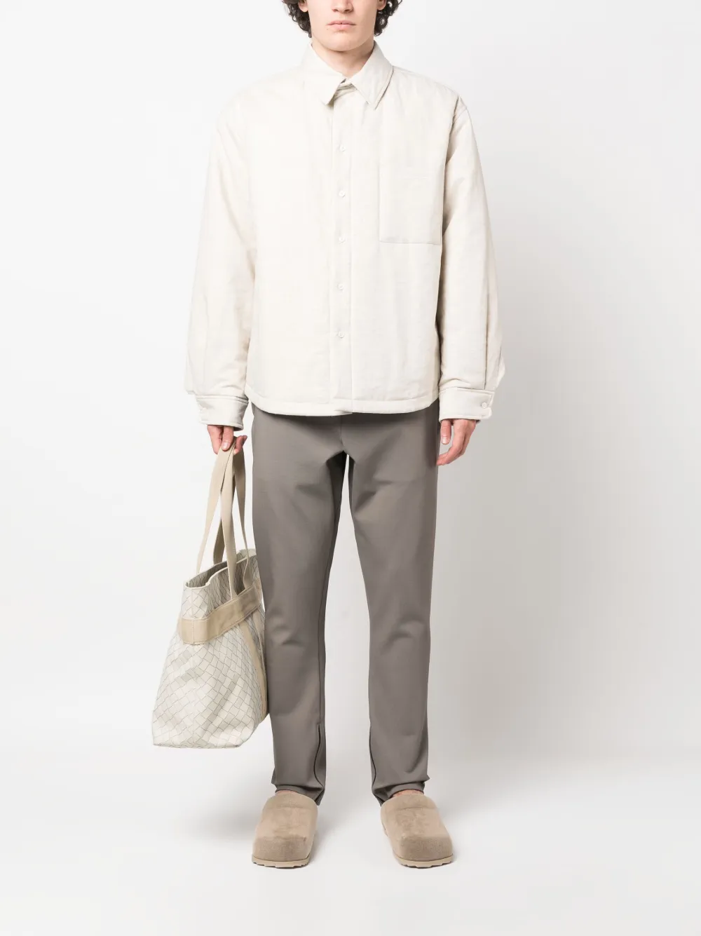 Fear Of God drawstring cotton trousers - Bruin