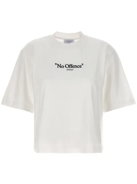 Off-White No Offence cotton T-shirt